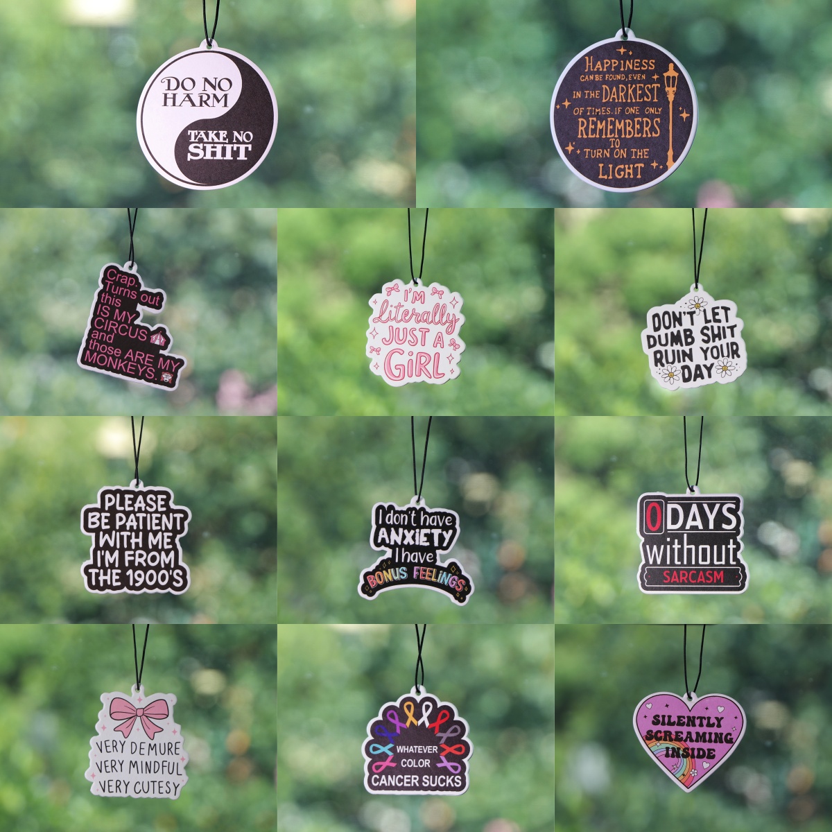 Pink Love Bow Quotes Car Aroma - огляд і ціна Fragrance Quotes